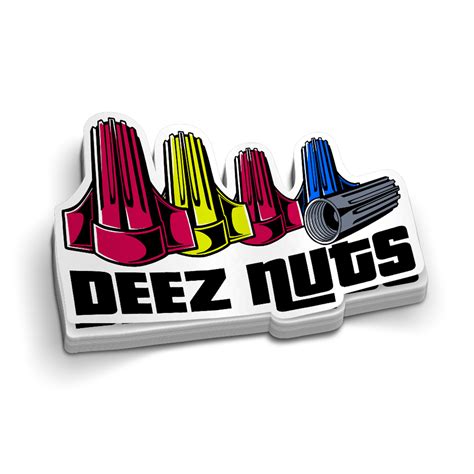 Deez Nuts - Hard Hat Sticker