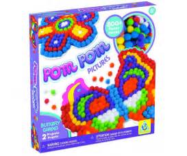 Pom Pom Pictures Butterfly Garden - - Fat Brain Toys