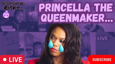 THE LADIES PUT PRINCELLA THE QUEEN MAKER IN THE BATHROOM! - YouTube