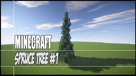 Minecraft Tutorial - Spruce Tree #1 - YouTube