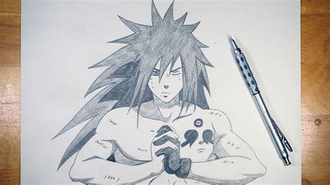 Madara Drawing In Pencil