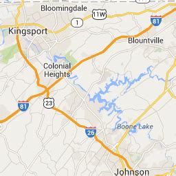 Map - Kingsport, TN | Kingsport, Road trip destinations, Map