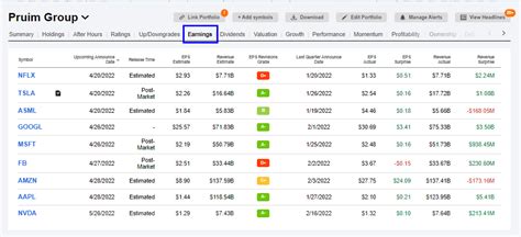 Where can I find the Earnings Calendar for the stocks... / Seeking Alpha