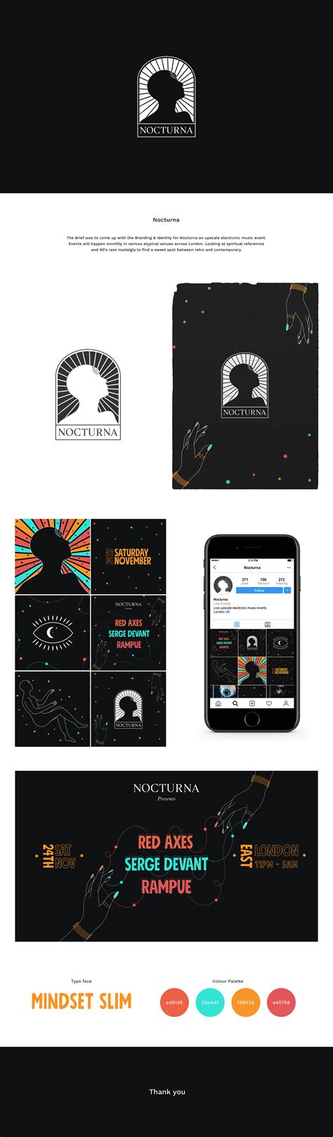 Nocturna - Branding & Identity on Behance