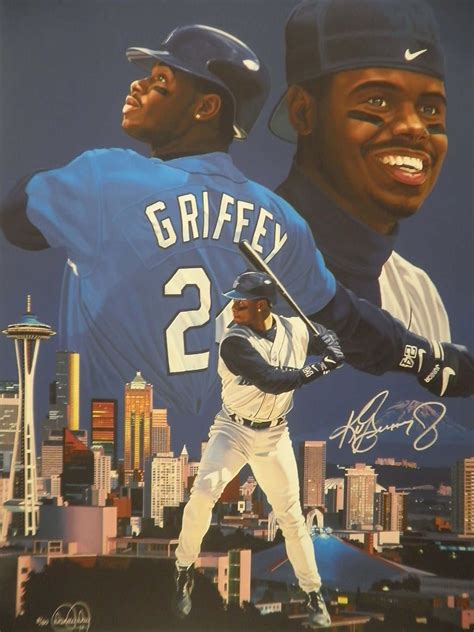 Download "Ken Griffey Jr. swinging at the plate" Wallpaper | Wallpapers.com