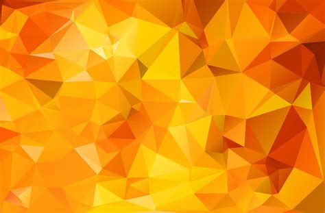 Polygonal triângulo Textura Laranja Geometric - Baixar Vector