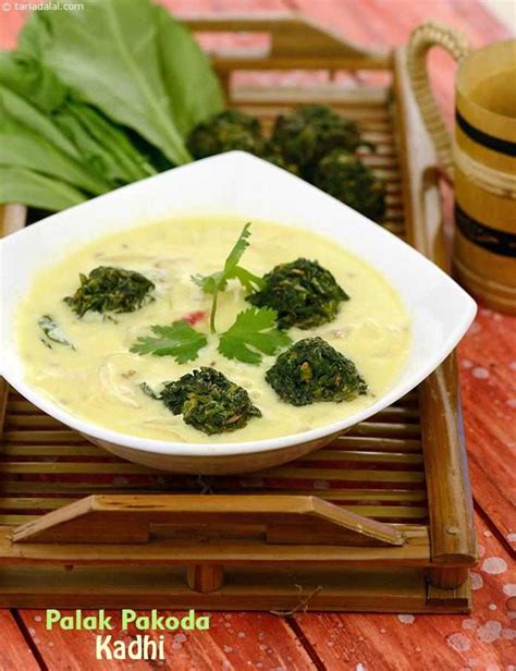 Palak Pakoda Kadhi recipe, Indian Curry