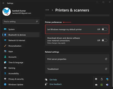 Windows 11 Printer Settings