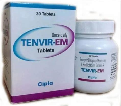 Twnvir-EM Tenvir Em Anti Hiv Medicine, 30 Tablets, Prescription at Rs ...