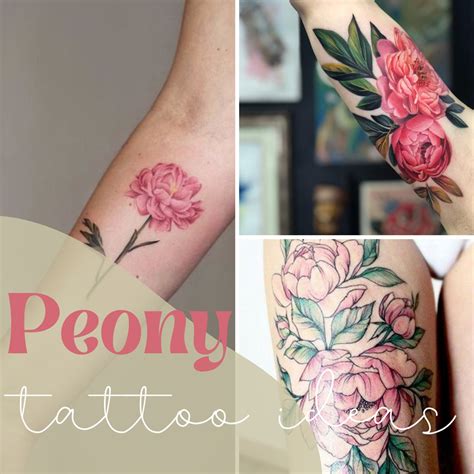 43 Pretty Peony Tattoo Ideas - Tattoo Glee