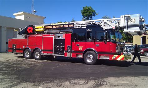 Milton Matters: New Ladder Truck at the Fire Department