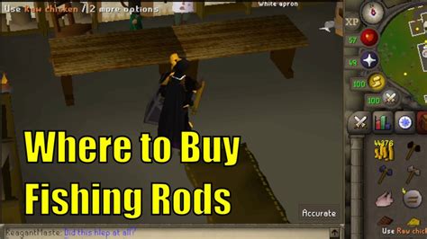 Where to Buy Fishing Rod in OSRS - YouTube