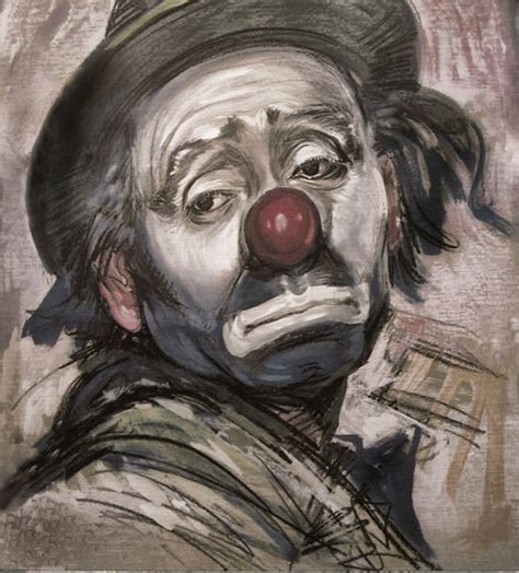 Famous Crying Clown Painting