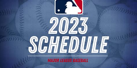 MLB schedule is out, and there's a twist for '23 | HFBoards - NHL ...