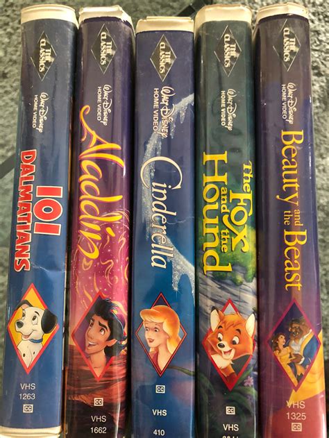 Black Diamond Disney VHS Tapes