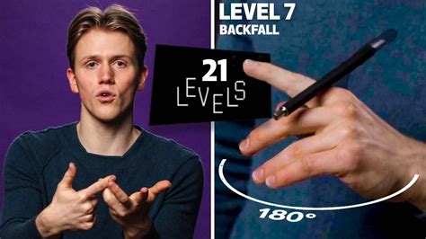 Watch 21 Levels of Pen Spinning: Easy to Complex | Levels | WIRED