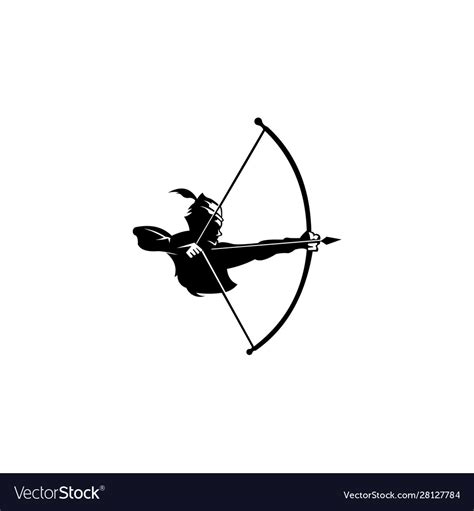 Archery logo Royalty Free Vector Image - VectorStock