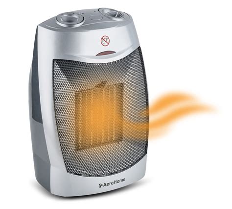 AeroHome 1500W Personal Electric Ceramic Space Heater with Adjustable ...