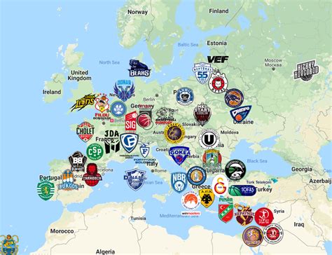 2020 Basketball Champions League Map | Fc chelsea