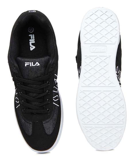 Fila Black Sneaker Shoes - Buy Fila Black Sneaker Shoes Online at Best ...