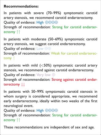 European Stroke Organisation guideline on endarterectomy and stenting ...