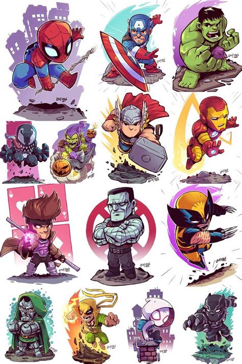 Laufmans Marvel - hhh - #hhh #Laufmans #Marvel | Chibi marvel, Marvel ...