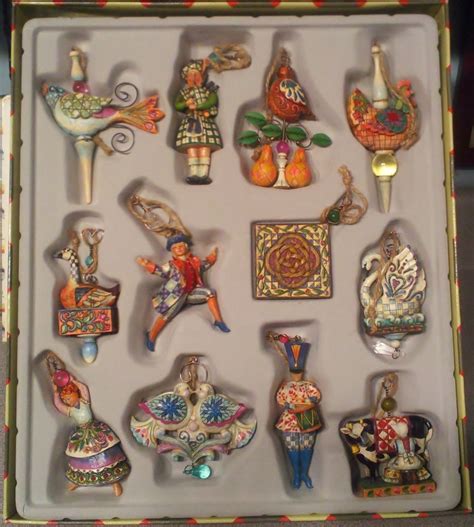 Jim Shore Twelve Days Christmas Ornaments Set 12 Retired | eBay ...