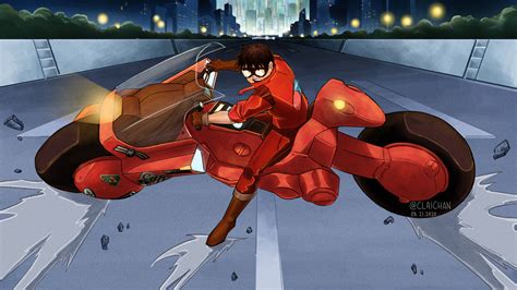 ArtStation - Akira Bike Scene - Redraw