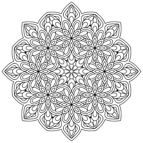 Mandala Zen & Anti-stress - Mandala Coloring Pages for Kids