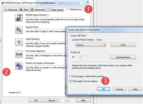 Printer Adjustments for Thick Papers - Platen Gap