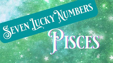 Lucky Number For Pisces 2024 - Dyan Nariko