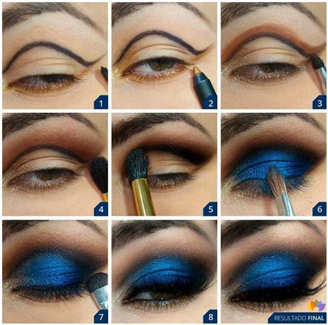 Deep Blue Makeup Tutorial - AllDayChic