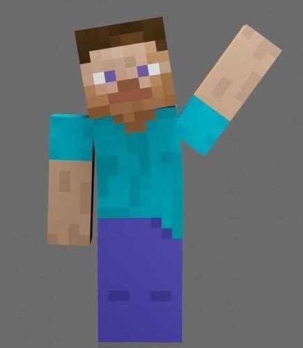 Customizable Minecraft Skin I Animated-Rigged I Blender free 3D model ...