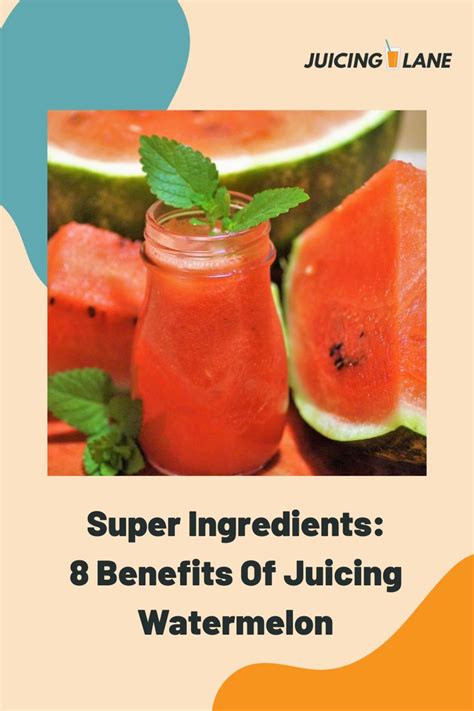 Benefits of Juicing Watermelon | Watermelon juice benefits, Juicing ...