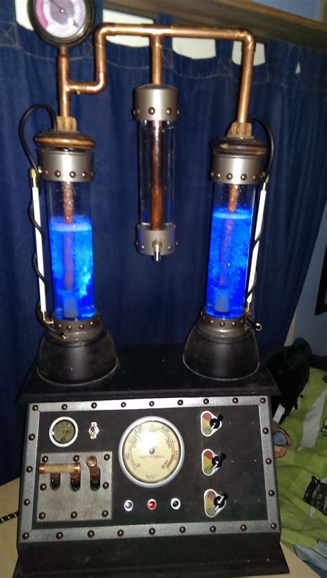 Mad scientist lab, Steampunk lamp, Steampunk decor