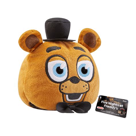 Funko FNAF Toy: 4-inch Freddy Fazbear Reversible Head Plush from Five ...