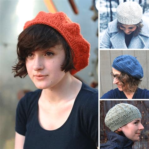 10 Free Beret Knitting Pattern — Blog.NobleKnits