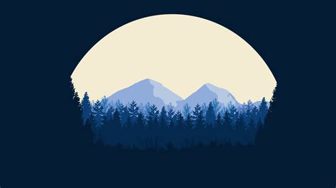 3840x2160 Minimalist Mountains 4k HD 4k Wallpapers, Images, Backgrounds ...