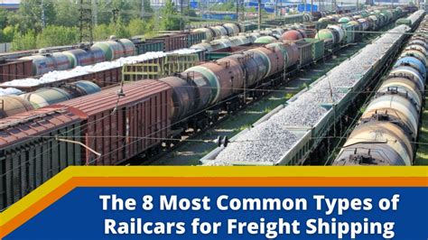 The 8 Most Common Types of Rail Cars for Freight Shipping | Florida Rail