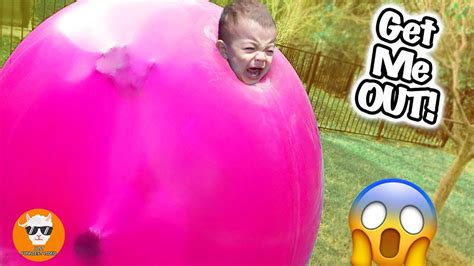 Boom!!! Funny Babies Trying to Pop Balloons || Just Funniest - YouTube