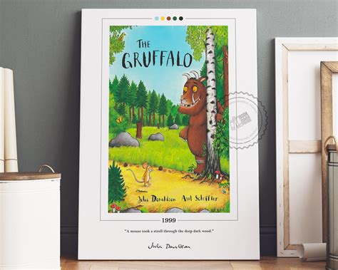 The Gruffalo Book Cover Poster Julia Donaldson, the Gruffalo Poster ...