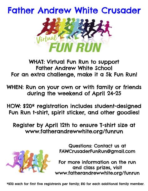 Fun Run – Father Andrew White, S.J. School