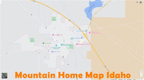 Mountain Home idaho Map - United States