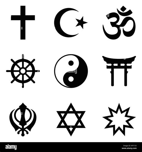 5 Major Religion Symbols