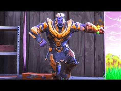 THANOS DANCE EMOTES!! Fortnite Battle Royale - YouTube