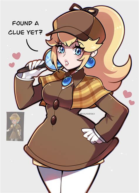 Just had to draw detective Princess Peach from the Nintendo direct 😩 ...