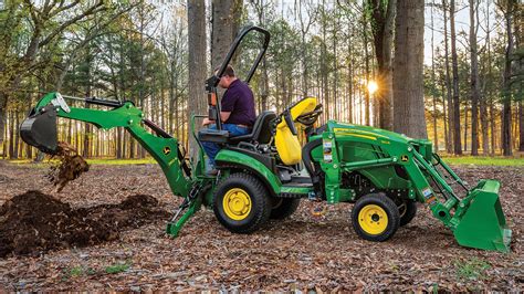 John Deere 260B Compact Tractor Backhoe