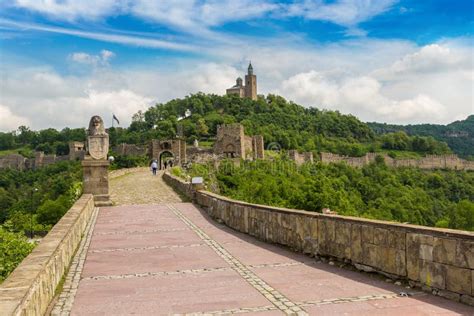 Tsarevets Fortress in Veliko Tarnovo Stock Photo - Image of medieval ...