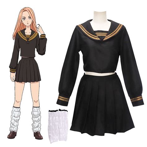 Tokyo Revengers Season 2 Yuzuha Shiba Cosplay Costume – Winkcostumes