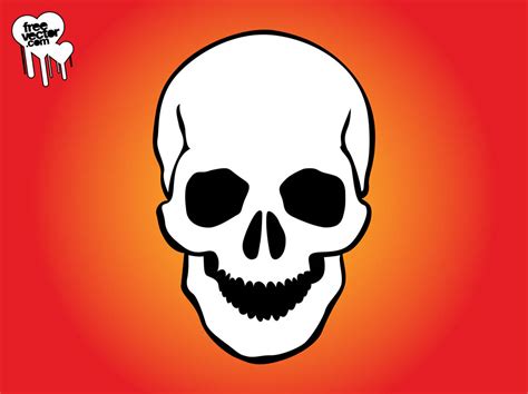 Smiling Skull Graphics Vector Art & Graphics | freevector.com